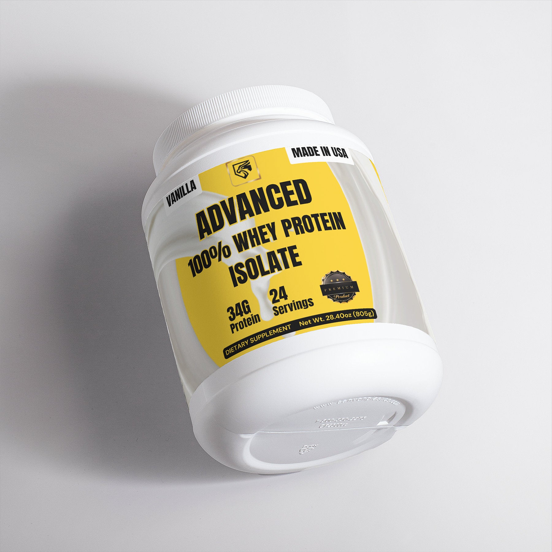 Advanced 100% Whey Protein Isolate - Vanilla Flavor | High-Quality Protein Supplement