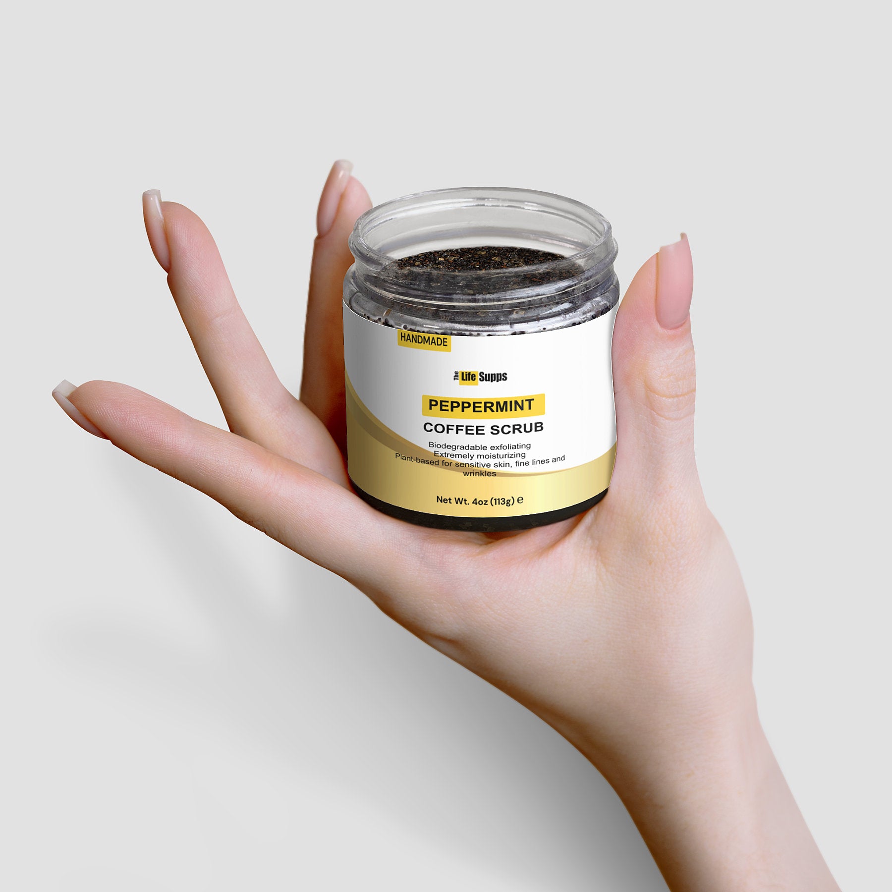 Peppermint Coffee Scrub – Exfoliating & Hydrating Skin Care