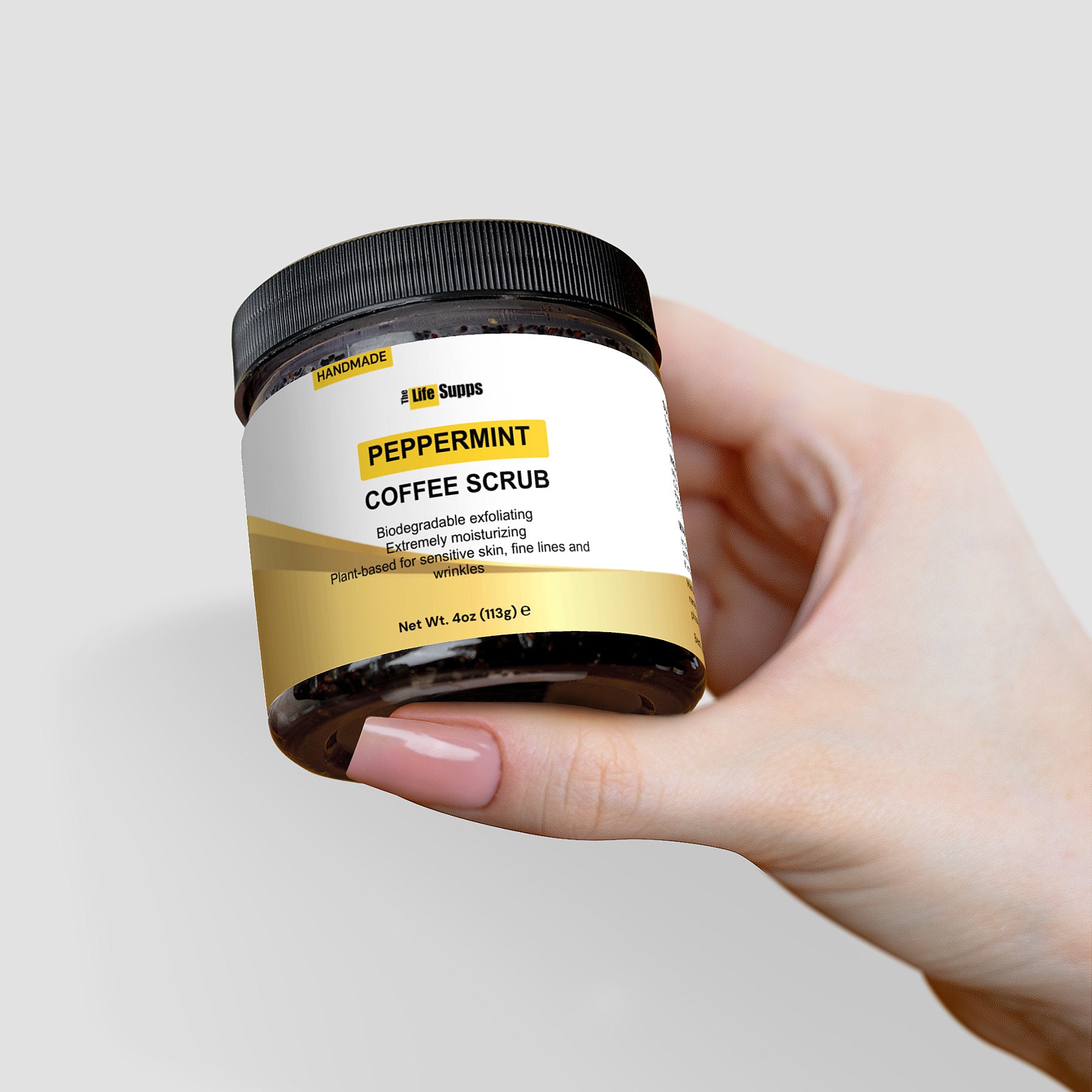 Peppermint Coffee Scrub – Exfoliating & Hydrating Skin Care