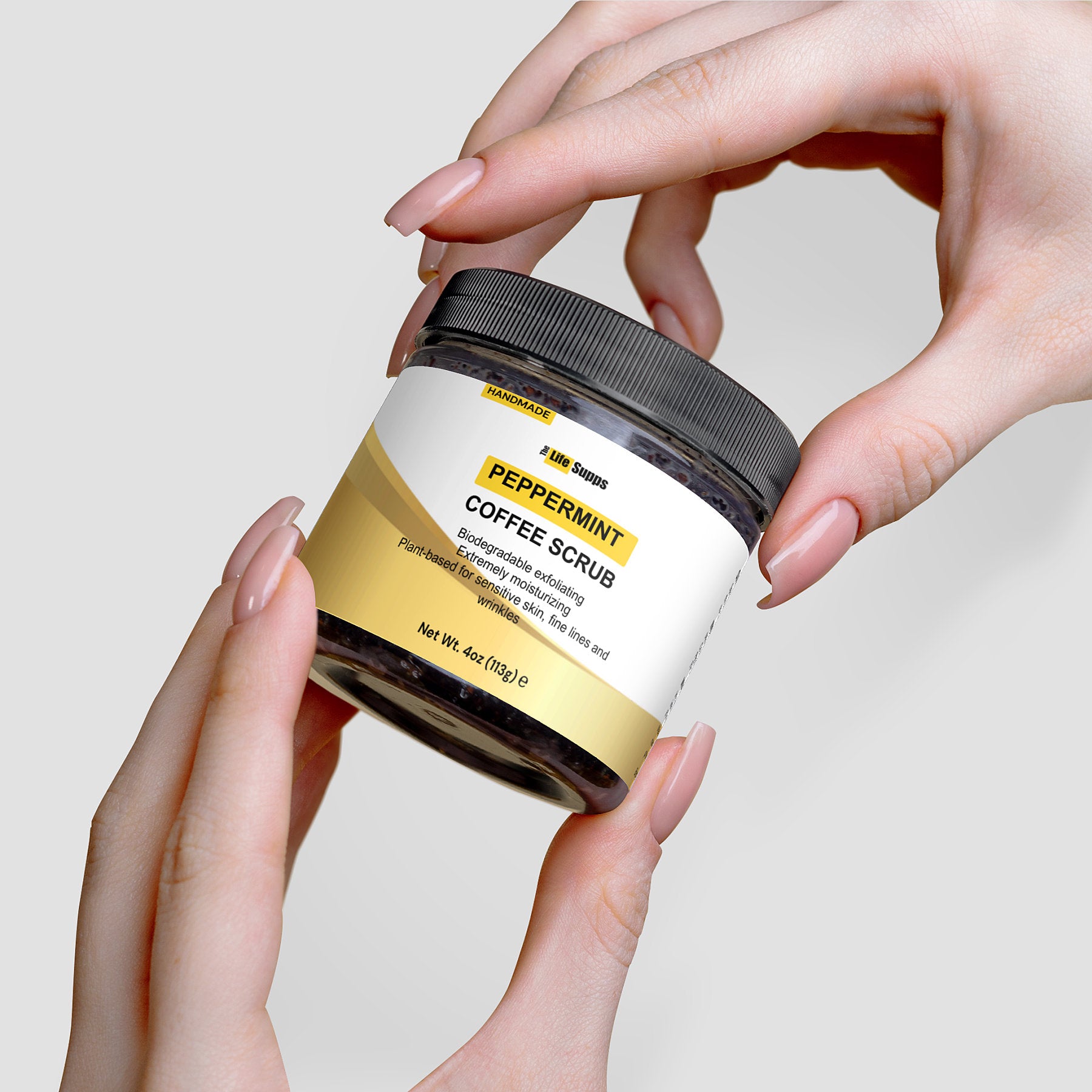 Peppermint Coffee Scrub – Exfoliating & Hydrating Skin Care