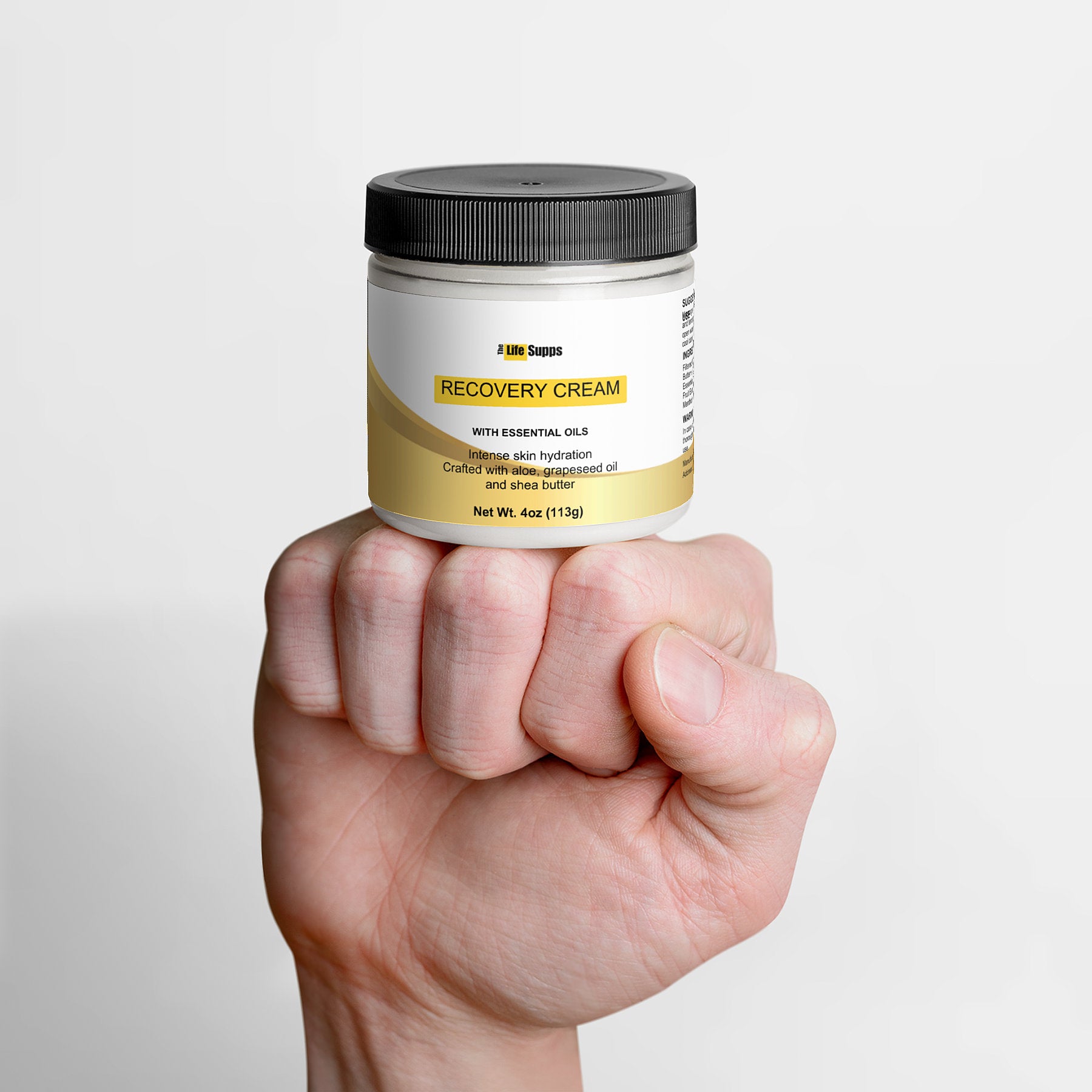 Recovery Cream with Aloe & Essential Oils - Hydrating & Soothing Skin Care