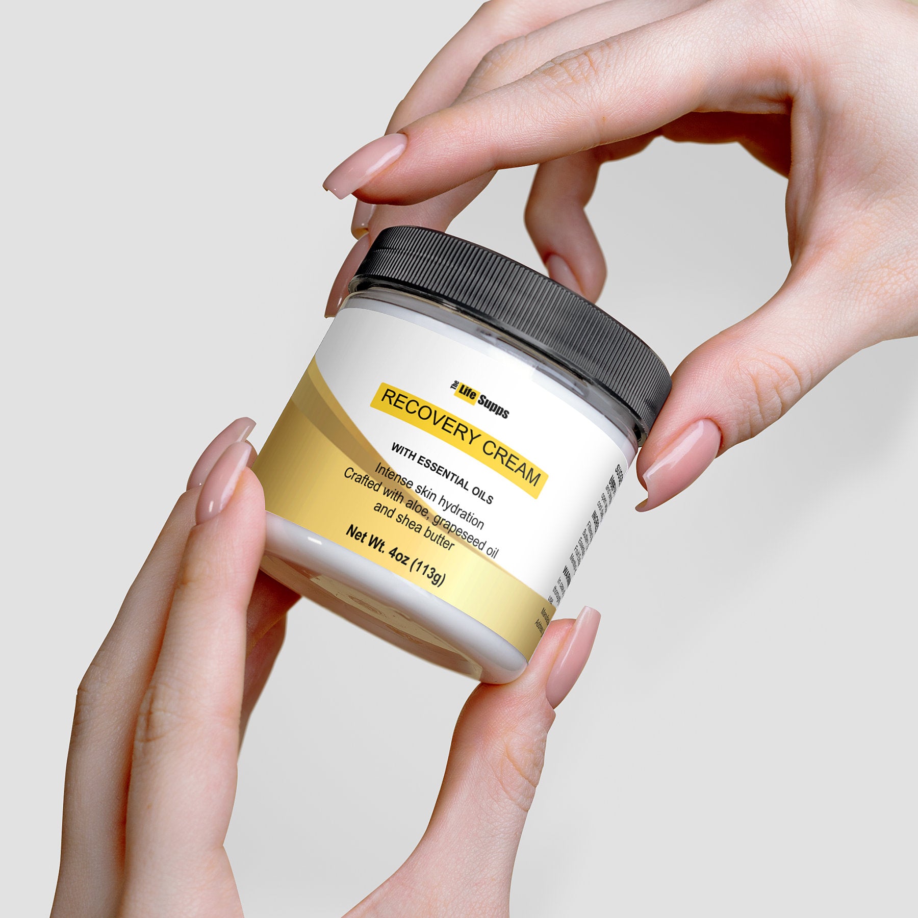 Recovery Cream with Aloe & Essential Oils - Hydrating & Soothing Skin Care