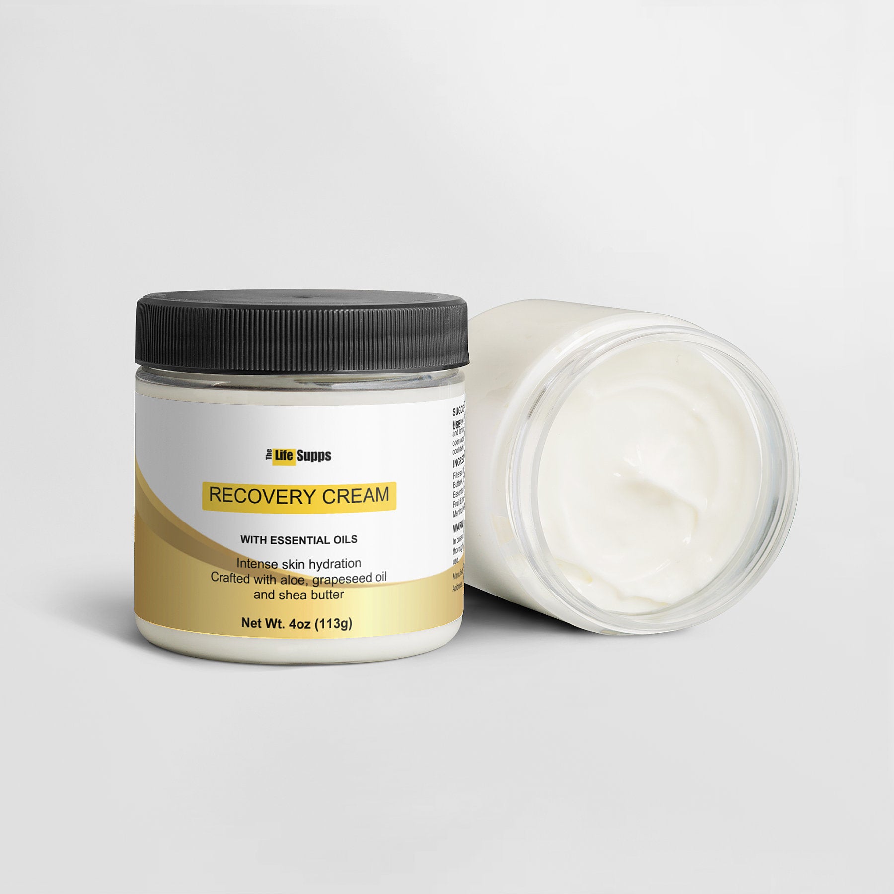 Recovery Cream with Aloe & Essential Oils - Hydrating & Soothing Skin Care